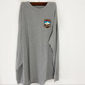 Beer Graphic Tee Casual Long Sleeve Shirt Size XXL MT. HOOD BREWING CO